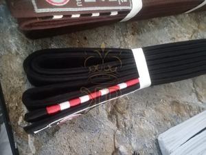 Ceinture de Jiu-Jitsu noire TKD de 4 cm de largeur, niveau professionnel Divisa, arts martiaux, karaté, judo, 3 m avec qualité supérieure - Product Image 3