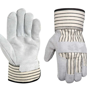 Guantes de Trabajo de Cuero Completos, Resistentes al Viento, con Palma Antideslizante para Uso en Exteriores, Unisex, Invierno - Product Image 4