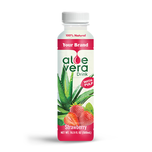 Vietnam Etiqueta Privada Aloe Vera sabor 500ml PET botella ancha refresco jugo de frutas y verduras - Product Image 4