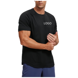 T-shirt décontracté pour homme, coupe classique, en jersey respirant en polyester, avec impression par sublimation personnalisée, design vierge, logo personnalisé - Product Image 2