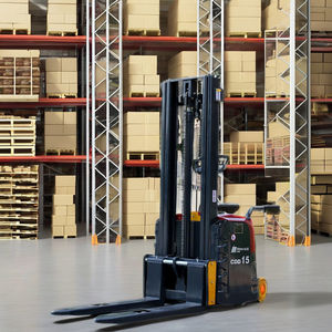 Apilador de paletas eléctrico de nuevo diseño, 1,6 M, 2,5 M, 3 metros, 2 toneladas y 2,5 toneladas, Walkie, elevador de mano hidráulico, carretillas elevadoras alimentadas por batería, venta - Product Image 3