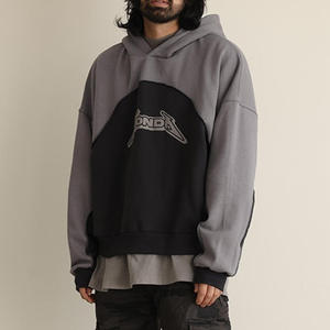 350 GSM Woolen Heavyweight Solid <b>Hoodies</b> <b>Plain</b> Embroidered Regular Fit Men's Sweatshirts Wholesale - Product Image 2