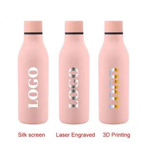 Bouteille d'eau de voyage en acier inoxydable écologique personnalisée en usine, style américain, 500 ml, gobelet isotherme - Product Image 3