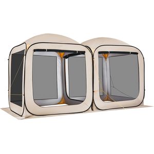Tenda Pop-up 2-in-1 12 X 6 ft con Schermo, Portatile con Pali e Borsa per il Trasporto, Lati con Rete - Product Image 1