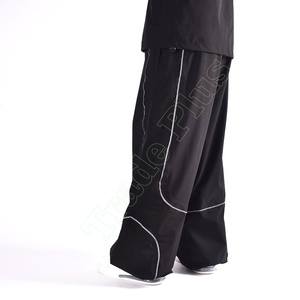 Pantalones de Esquí Impermeables Negros Unisex, Diseño de Pierna Ancha con Cintura Elástica para Adultos, Ropa para Actividades al Aire Libre - Product Image 4