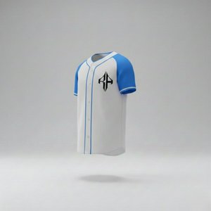 Nouveaux maillots de baseball respirants 100% polyester, imprimés, pour adultes, col en V, impression numérique de haute qualité RIVIAN - Product Image 4