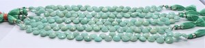 Perles en Amazonite Naturelle Facettée en Forme de Cœur AAA 8-9MM, Perles de Pierre Précieuse Amazonite, Fil de 9 Pouces, Perles en Amazonite Facettée en Forme de Cœur en Gros - Product Image 4