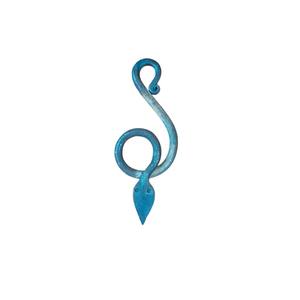 Pequeña muelle espiral metálica azul, componente mecánico, pieza de repuesto para collar de alambre, uso industrial - Product Image 5