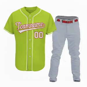 Uniforme de Béisbol Corto con Logotipo del Equipo, 100% Transpirable, de Alta Calidad, Personalizado con Sublimación de Color, 100% Poliéster - Product Image 4