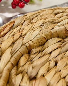 แผ่นรองจานสานมือจากผักตบชวา สำหรับตกแต่งโต๊ะอาหาร ห้องครัว และจัดแต่งโต๊ะ ในราคาที่ดีที่สุด - Product Image 3