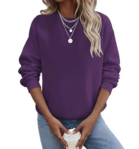 Sweat-shirt en coton pour femme, col rond, manches longues, coupe oversize, confortable, de luxe, meilleur prix, fabriqué au Bangladesh - Product Image 1