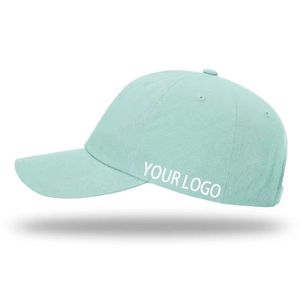 Gorra de Mezclilla de PVC de 6 Paneles Ajustable de Primera Calidad para Verano, con Logotipo Bordado en 3D, Estilo Deportivo, Vintage, Casual, para Golf y Viajes - Product Image 3
