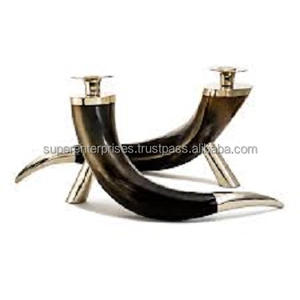 Best Selling Horn With Metal Candle <b>Lanterns</b> Home Decor Luxury Scented Candles Holders <b>Tea</b> <b>Light</b> Candle Stand With High Finished - Product Image 1