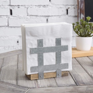 Servilletero de papel de metal y madera para el hogar Restaurante hoteles y totalmente personalizable - Product Image 5