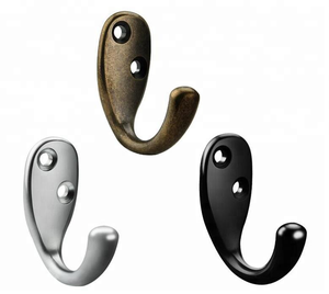 Metal Wall Mount Screw In Coat <b>Towel</b> Robe Hanger <b>Hook</b> - Product Image 4