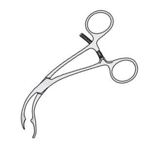 Pinza manual tipo bufanda de calidad premium de 150 mm de longitud, instrumentos quirúrgicos ortopédicos para procedimientos complejos de osteotomía - Product Image 4