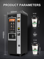 TCN Future Tech AI Smart Coffee Vending Machine Fully Automatic Self-service Espresso Maker for Modern Retail