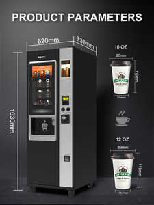 Distributeur automatique de café intelligent TCN Future <span class=keywords><strong>Tech</strong></span> AI, machine à expresso entièrement automatique en libre-service pour la vente au détail moderne - Product Image 5
