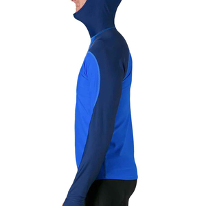 Mens Rash Guard Shirt <b>Long</b> <b>Sleeve</b> Quick Dry Breathable <b>Stretch</b> Swim Surf Fishing UV Protection Athletic Sportswear Training - Product Image 2