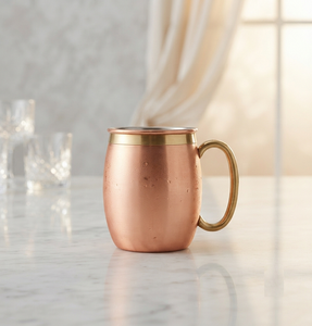 <b>Large</b> Selling Copper <b>Mug</b> Drinkware Cocktail Serving <b>Mug</b> Medium Size Metal Handle for Home Metal Julep Cup for Crushed Ice - Product Image 1