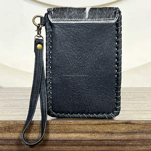 Nuevas minibolsas de cuero genuino de vaca con pelo, hechas a mano, para mujer, bandolera, cartera de mano, bolsa de viaje para móvil. - Product Image 5