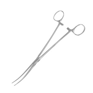 Pinza de Coarcción Crafoord de 9 1/2 Pulgadas, Hemostato, Instrumento Quirúrgico Vascular Reutilizable de Acero Inoxidable con Mandíbula Curva para Sujetar Tejidos - Product Image 5