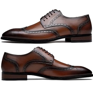 Zapatos Formales con Cordones, Calzado de Exterior, Zapatos de Cuero, Botas de Lujo, Zapatos de Cuero de Marca para Negocios, Venta al Por Mayor ROYAL - Product Image 2