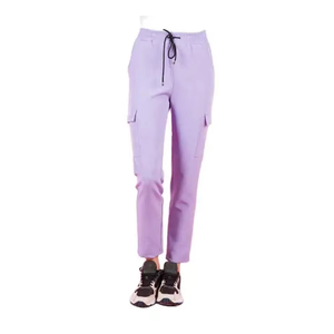 Double-Pockets Plus-Size Women Breathable Casual High-Waist Autumn Long Female Winter Fleece-Straight Trousers Pants With Laces - Product Image 3