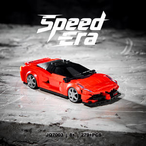 Kit de construction de modèle de voiture en plastique Creative Domestic Bolide Vision GT MOC Speed 8, jouet pour enfants - Product Image 3