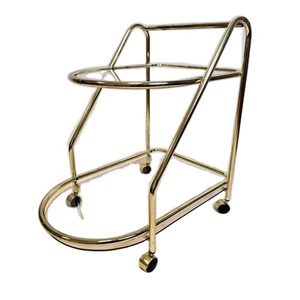 Most Selling Customized <b>Trolley</b> bar Cart for Home Catering Hotel Restaurant Kitchen Food <b>Serving</b> <b>Trolley</b> Wine & Glasses Holder - Product Image 1