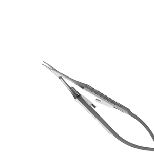 Porte-aiguille Castroviejo micro-courbé lisse 14 cm, instrument chirurgical dentaire en acier inoxydable, kit d'outils de suture de précision - Product Image 5