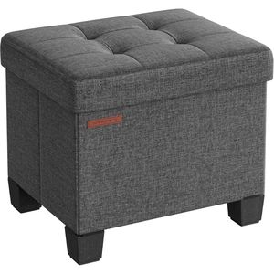 Piccolo Pouf Poggiapiedi 12.6x15.8x13.2 Pollici Capacità 660 libbre per Soggiorno Camera da Letto Officina Palestra - Product Image 1