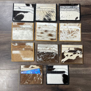 Listo para enviar Diseñador de alta calidad Real Cowhide Credit Card Holder Funda multifuncional para tarjetas de crédito Moda y elegante - Product Image 4