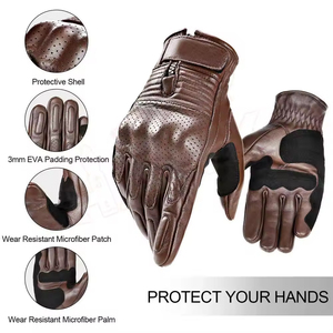 Gants de moto en cuir véritable, best-sellers, pour hommes, gants de course pour motards, fabriqués au Pakistan, gants de motocross haut de gamme pour les pilotes. - Product Image 6