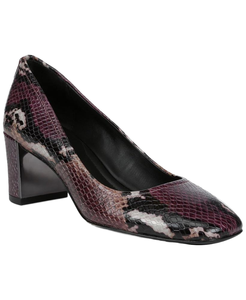 Sandales à talons hauts pour femmes, imprimé serpent, design classique, confortables, à enfiler, tendance mode printemps-été - Product Image 1