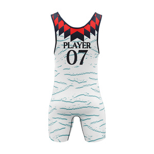 ชุดซิงเกิลเล็ตสำหรับนักมวยปล้ำ W4G แบบยูนิเซ็กซ์ พิมพ์ลายแบบ Sublimated ระบายเหงื่อได้ดี ผลิตจากโพลีเอสเตอร์ 100% แบบไม่มีแขน ทรงพอดีตัว สำหรับผู้ใหญ่ เหมาะสำหรับกีฬา MMA - Product Image 6