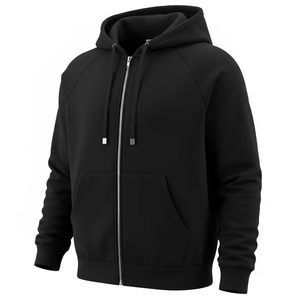 Sweat à capuche surdimensionné pour homme en velours de renard argenté 600g, tricoté, décontracté, chaud, coupe-vent, polyester/coton, doublure polaire, personnalisable - Product Image 1