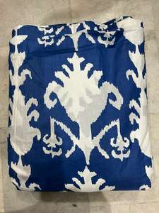 Tissu en coton imprimé géométrique Ikat bio et écologique personnalisé pour rideaux, housses de coussin, sacs et vêtements - Vente en gros - Product Image 5