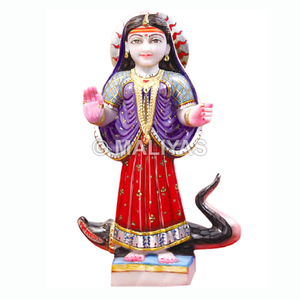 Mármol Khodiyar Mata Murti |   Fabricante de Ídolos de Mármol Khodiyar Maa – Maliyas - Product Image 1
