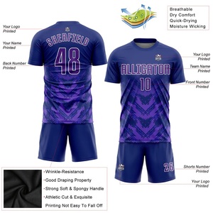 Uniformes de Fútbol al por Mayor OEM, Conjuntos Personalizados Sublimados, Camisetas de Fútbol Transpirables para Equipos Juveniles y Masculinos, Kit Verde y Blanco - Product Image 3
