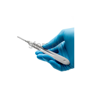 Cuchilla Quirúrgica Manual de Acero Inoxidable, Compatible con Hojas 20-25, para Uso Hospitalario, Clínico y ORL - Product Image 1