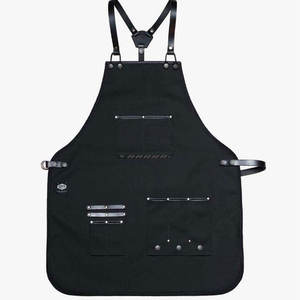 Tablier de barbier professionnel en similicuir fait main pour salon de coiffure et de toilettage - Product Image 5