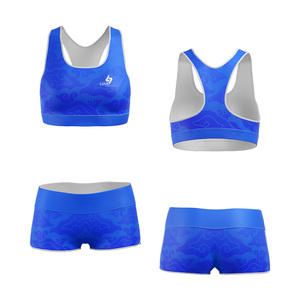 Conjunto Deportivo de Dos Piezas, Diseño 2026, Top Deportivo con Espalda Cruzada y Pantalones Cortos, Colección de Ropa Deportiva de Alto Rendimiento - Product Image 3