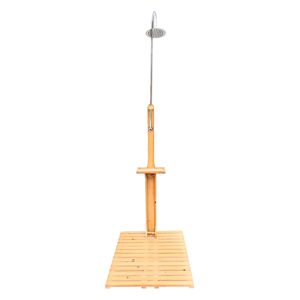 Giardino esterno piscina doccia con bordo telaio in legno per piscina terrazza Patio - Product Image 3