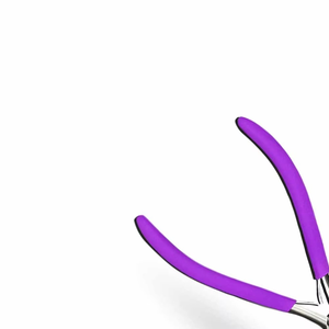 Último modelo de juego de herramientas de acero para extensiones de cabello, incluye alicates de ajuste y extracción con mango morado - Product Image 6