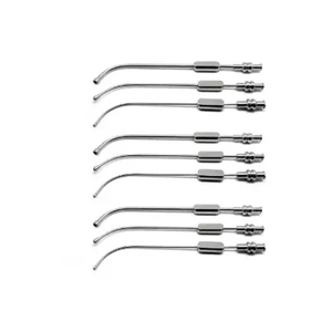 Tubo de succión nasal Azicon, cánula aspiradora nasal, instrumento quirúrgico ORL, tubo de succión nasal curvo de acero Frazier Baron Guilen - Product Image 3