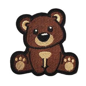 Parche Bordado con Cabeza de Oso, Aplique para Coser o Planchar, para Decorar Chaquetas, Sombreros, Bolsos y Ropa - Product Image 6