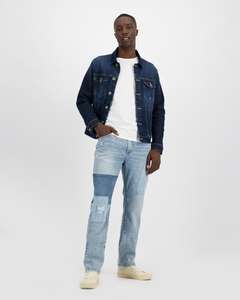 OEM Men's Denim <b>Jacket</b> with Custom Embroidery | Private Label Jean Apparel Manufacturer - Product Image 4