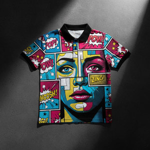Polo personnalisé pour homme avec impression DTF – Graphiques durables par transfert thermique pour uniformes de petites entreprises et vêtements d'équipe sur mesure - Product Image 5