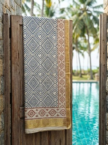 Falda Pareo de Playa de Algodón Estilo Boho para Mujer, Sarong Aakar Hecho a Mano, Pareo Bohemio Ligero, Falda Étnica Cruzada - Product Image 3